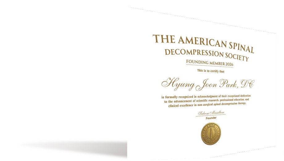 The American Spinal Decompression Society Founding Member. 2026