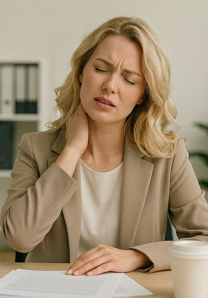 Neck pain treatment and spinal adjustment